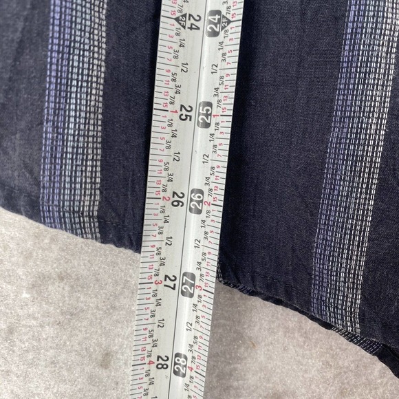 Ben Sherman Shirt Mens XL Button Up Long Sleeve Blue Striped - Picture 10 of 11